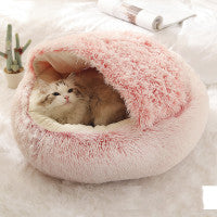 Why Your Pet Deserves the 2-in-1 Round Plush Pet Bed This Winter