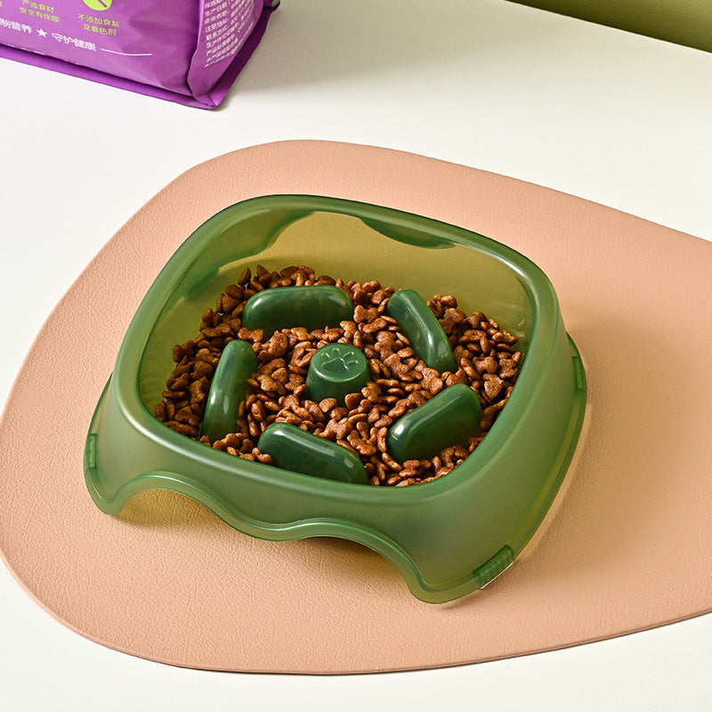 Pet Slow Feeding Anti Choking Water And Food Bowl