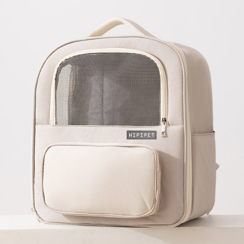 Breathable Warm Pet Carrier Backpack With Mesh Window