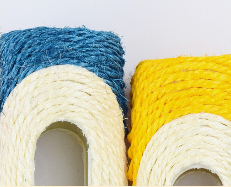Long Sisal Drum Pet Toys Set Of Three