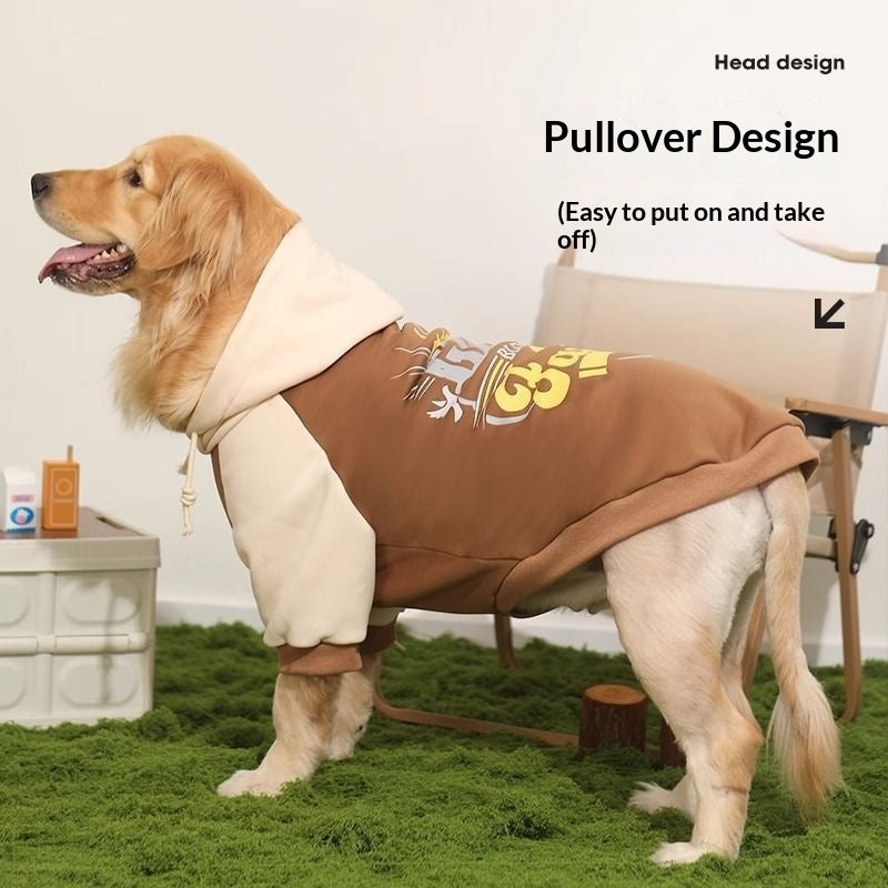 Large Pet Sweater Warm Comfortable Knit Outfit