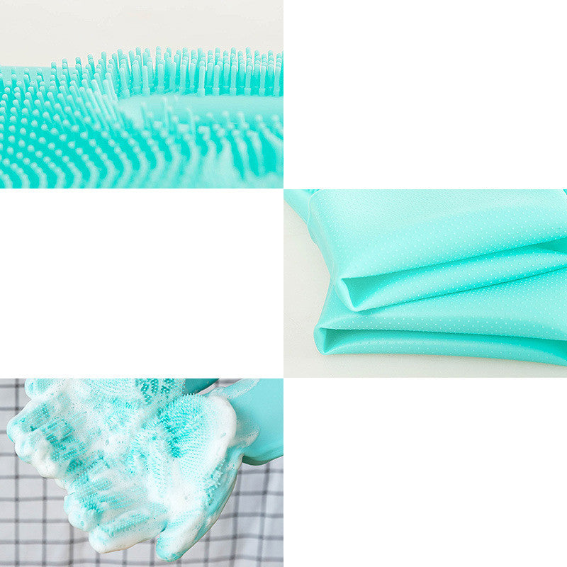 Silicone Pet Grooming Brush Hair Removal Massage Glove