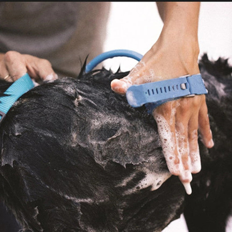 Pet Bathing Massage Brush Comfortable Cleaning Shower Tool