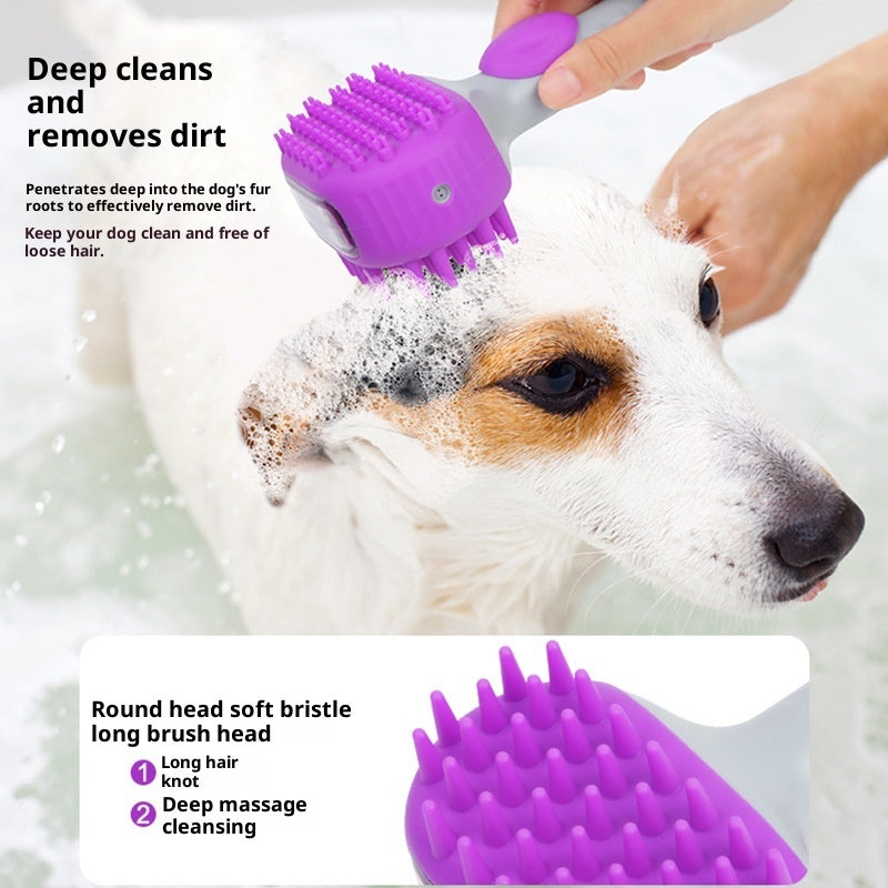 Pet Bath Brush Hair Cleaning And Grooming Tool