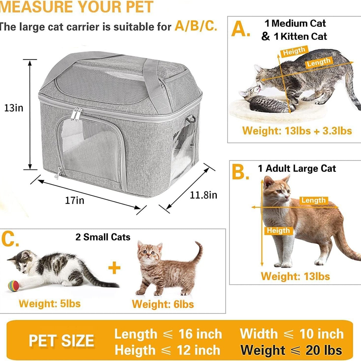 Breathable Portable Pet Backpack Carrier Travel Bag