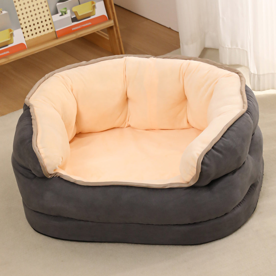 Thickened Plush Pet Sofa Bed Warm Washable Mattress