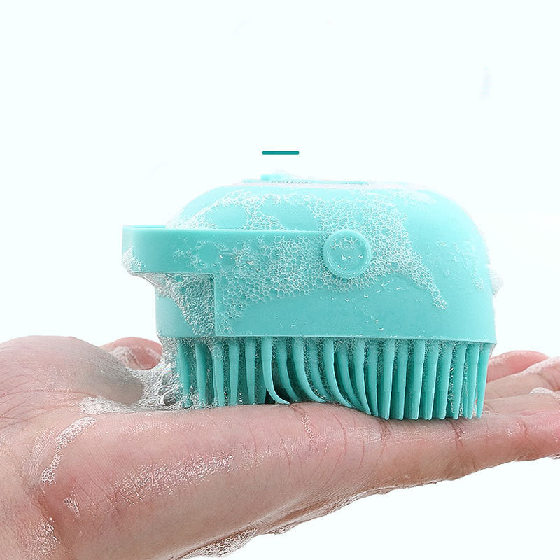 Soft Silicone Pet Bath Massage Brush For Grooming