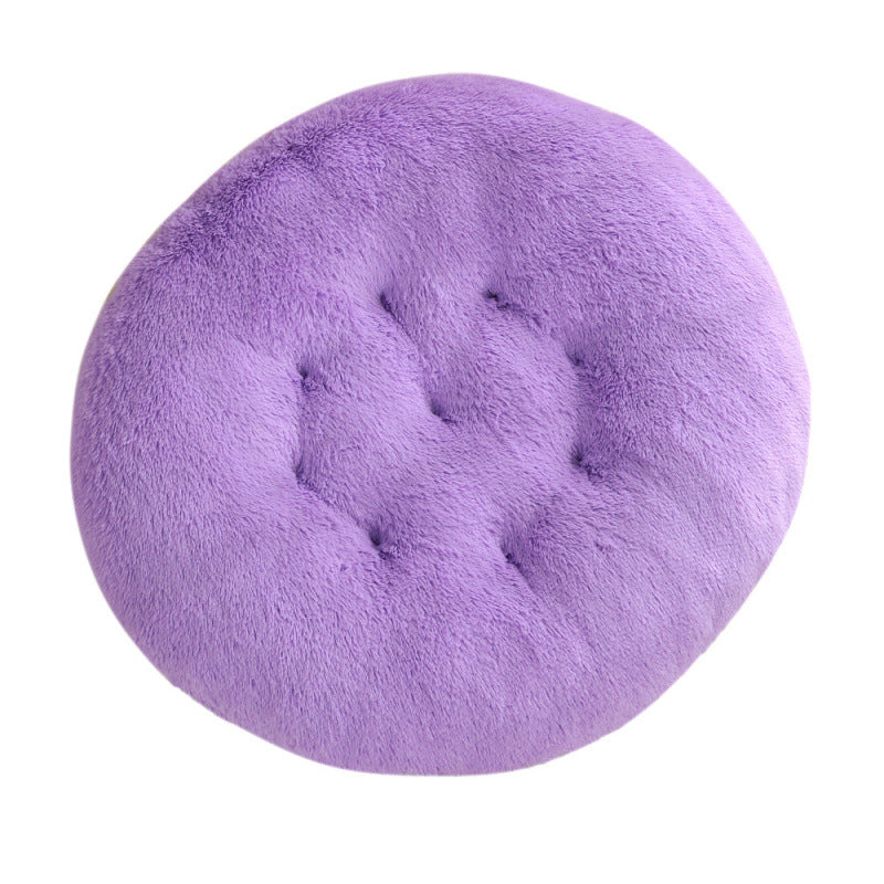 Round Plush Warm Pet Bed Mat