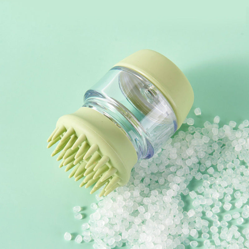 Silicone Pet Bath Massage And Grooming Brush