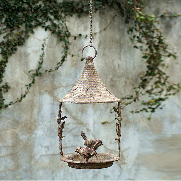 Hanging Balcony Garden Bird Feeder Dispenser
