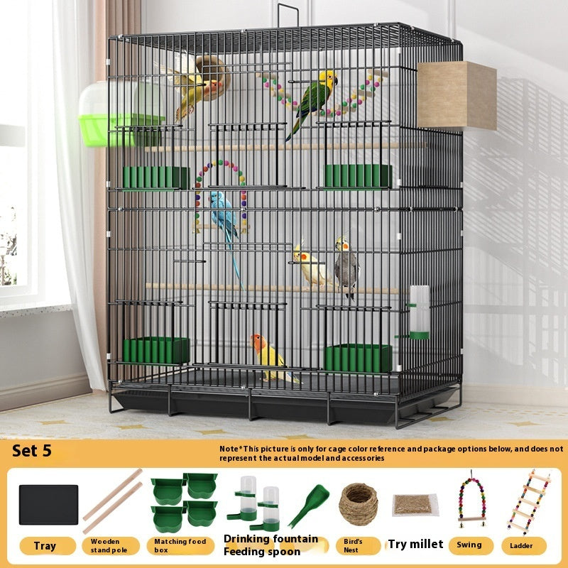 Home Fashion Double Layer Pet Cage With Modern Design