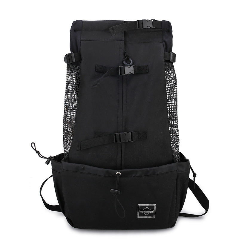 Portable Double-Shoulder Pet Carrier Backpack For Travel