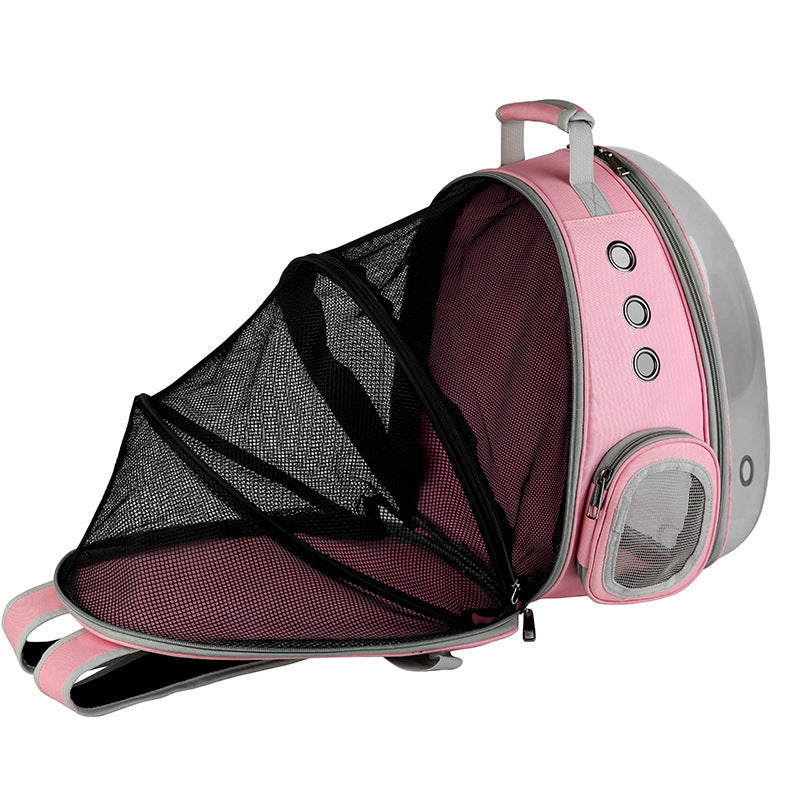 Portable Pet Backpack Carrier Bubble With 360° Sightseeing View