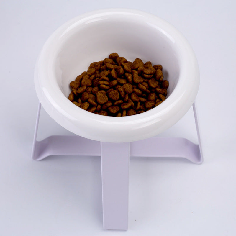 Creative Anti-Slip Pet Feeding Bowl With Stand 2-in-1