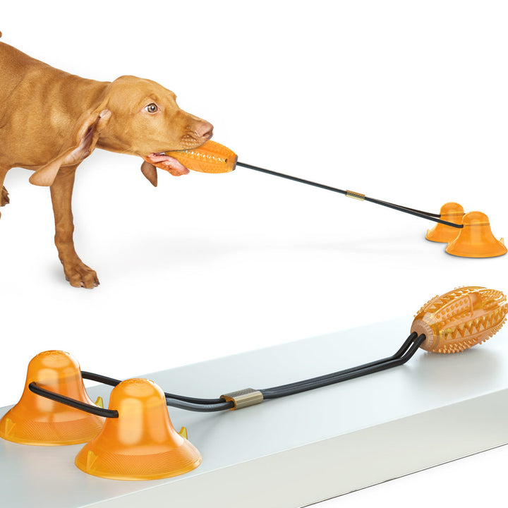 Multifunction Double Tug Rope Pet Bite Toy