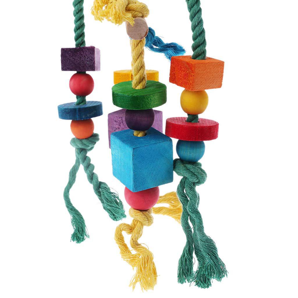 3 Piece Pet Cage Toy Set Hammock Swing Ladder