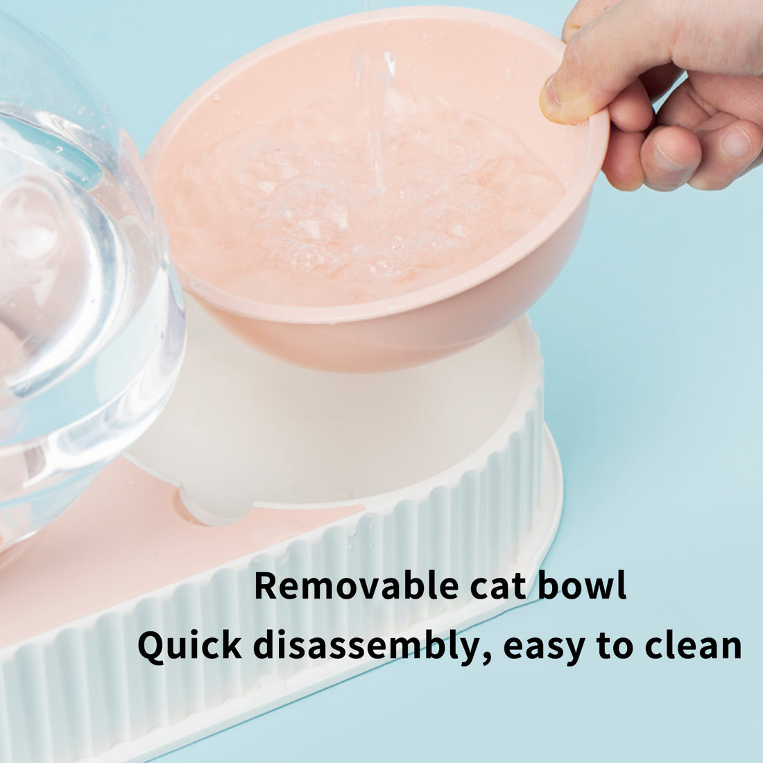 Automatic Plastic Pet Water and Food Bowl