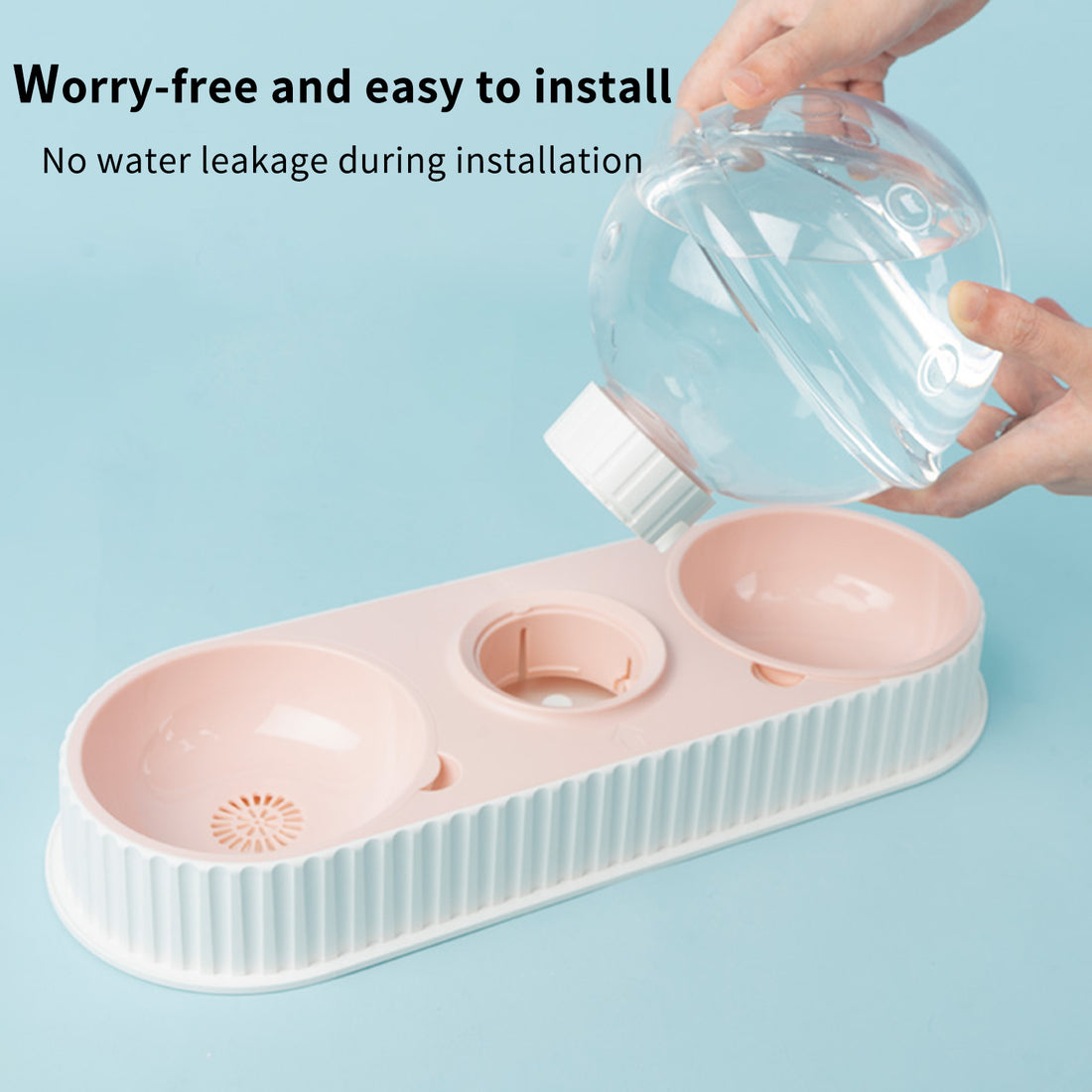 Automatic Plastic Pet Water and Food Bowl