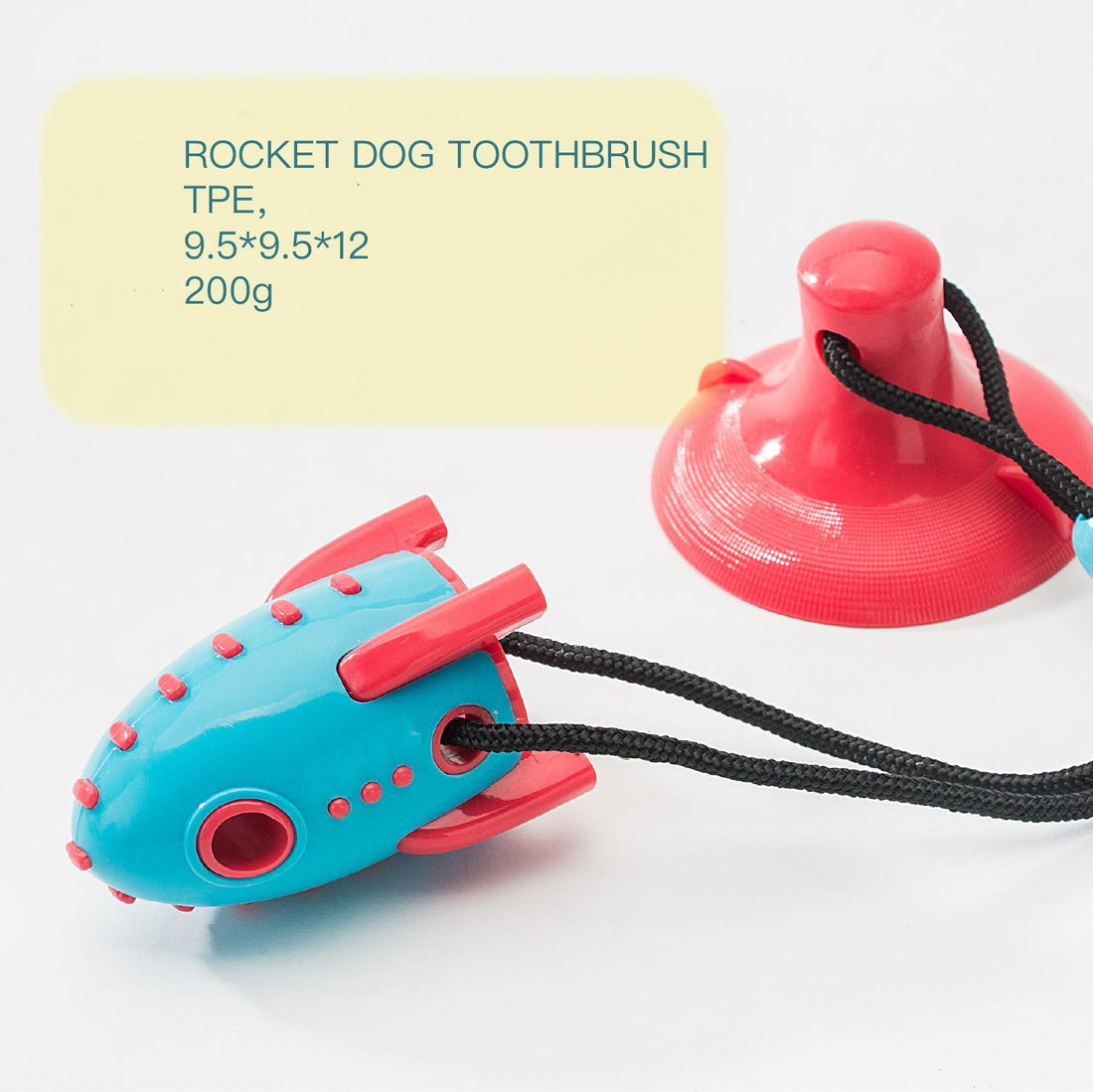 Rocket Bite Resistant Pet Toy Food Dispensing Chew