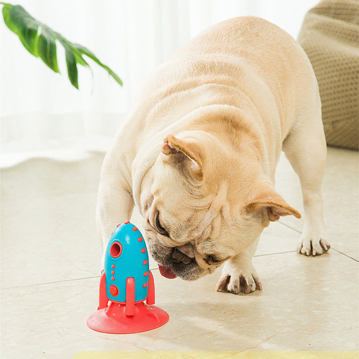 Rocket Bite Resistant Pet Toy Food Dispensing Chew