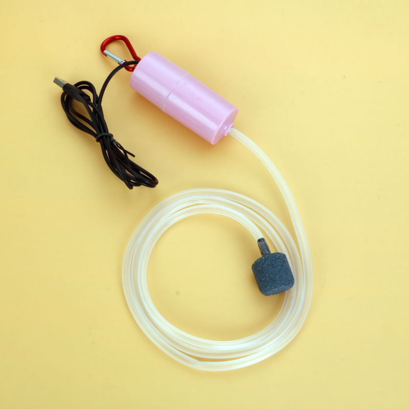 Portable USB Pet Tank Air Pump Quiet Energy Saving