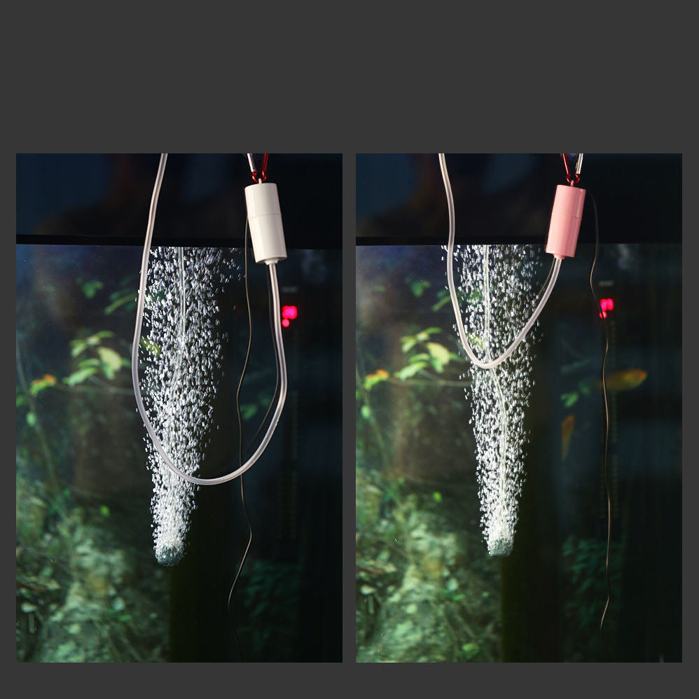 Portable USB Pet Tank Air Pump Quiet Energy Saving