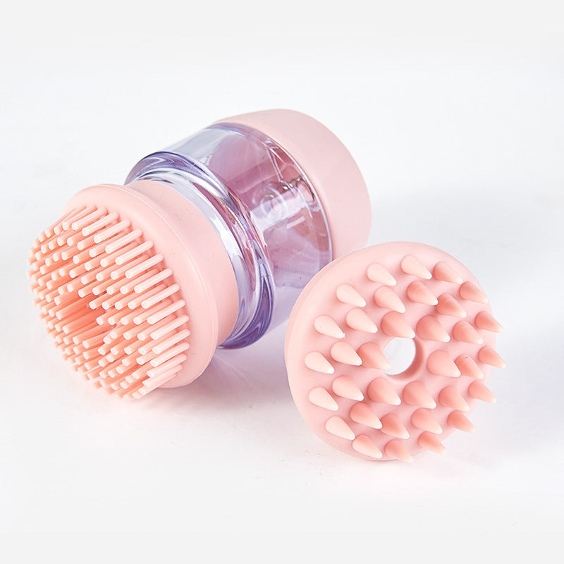 Silicone Pet Bath Massage And Grooming Brush
