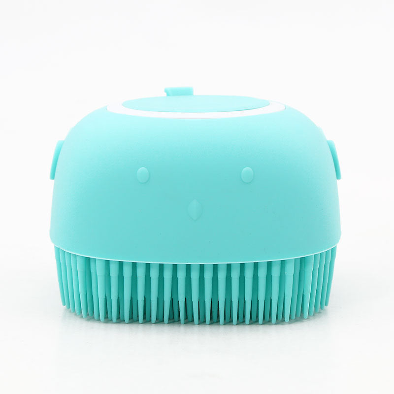 Soft Silicone Pet Bath Massage Brush For Grooming