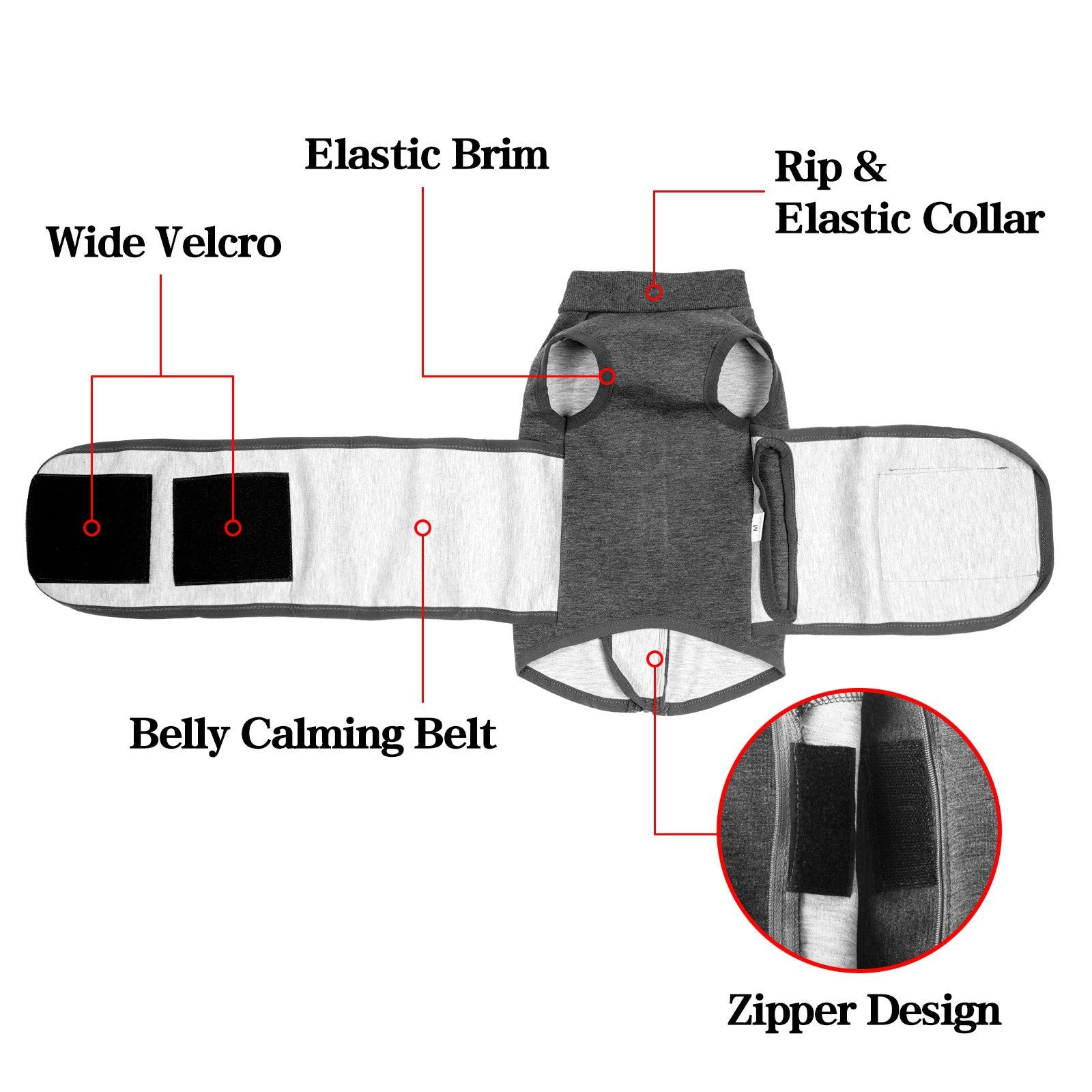 Polyester Cotton Pet Double-Layer Comfort Jacket
