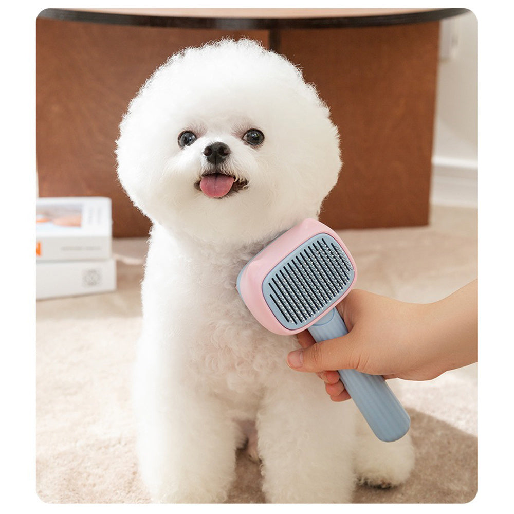 Pet Deshedding and Dematting Grooming Brush Comb