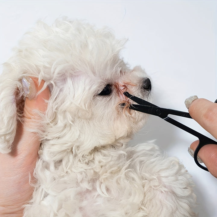 Pet-Friendly Soft Eye Grooming Brush With Comb