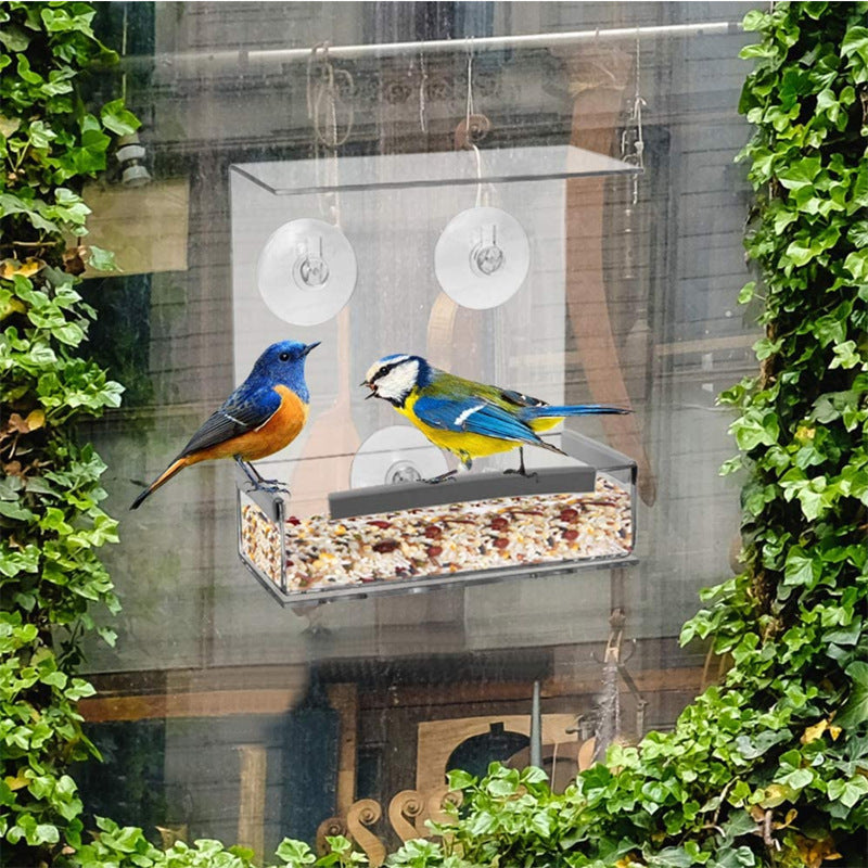 Acrylic Outdoor Pet Bird Cage Feeder For Hummingbirds