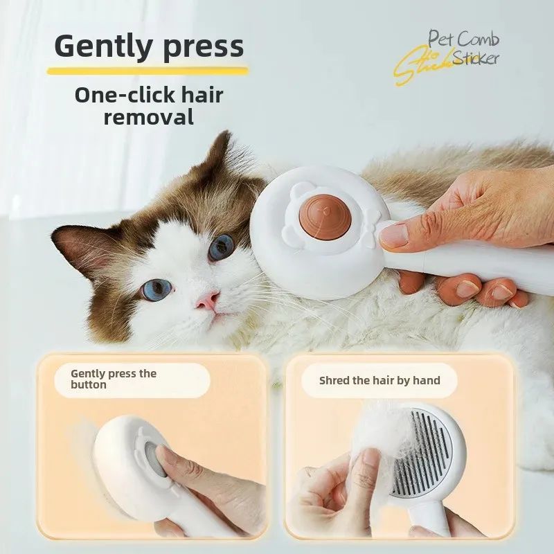Rechargeable Two-in-One Electric Pet Grooming Trimmer Comb
