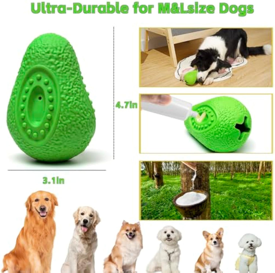 Indestructible Chew Toy Durable Rubber Pet Teething Toy