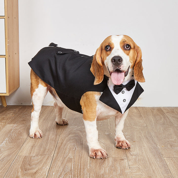 Pet Swallowtail Wedding Suit Jacket Formal Outfit