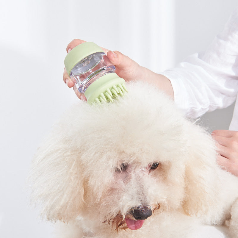Silicone Pet Bath Massage And Grooming Brush