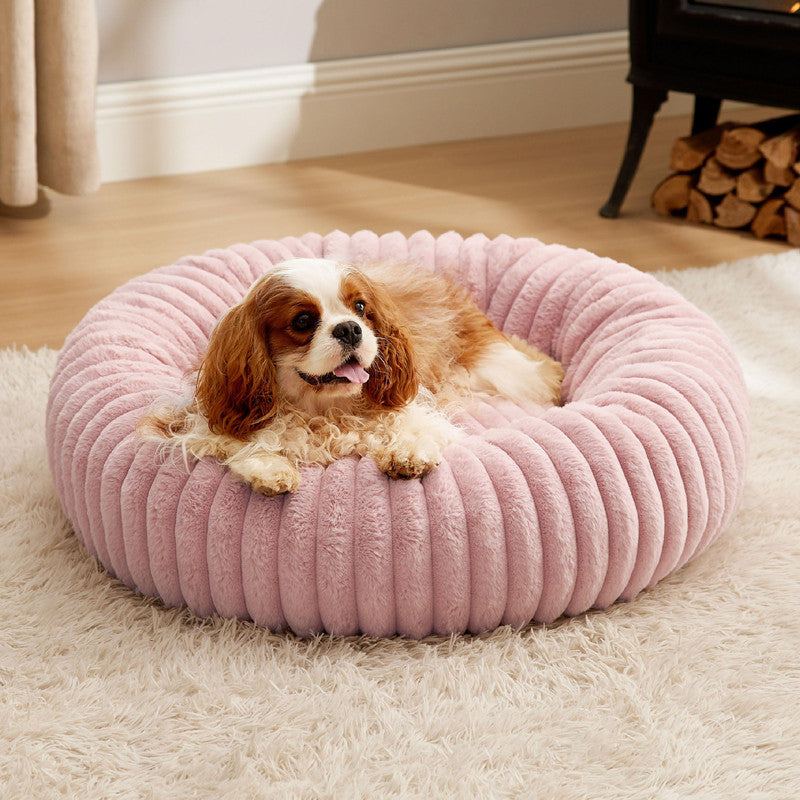 High-Grammage Plush Pet Bed Round Warm Mat