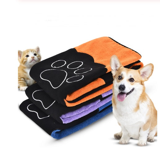 Absorbent Pet Bath Towel Quick-Drying