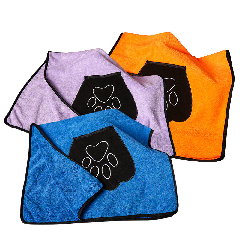 Absorbent Pet Bath Towel Quick-Drying