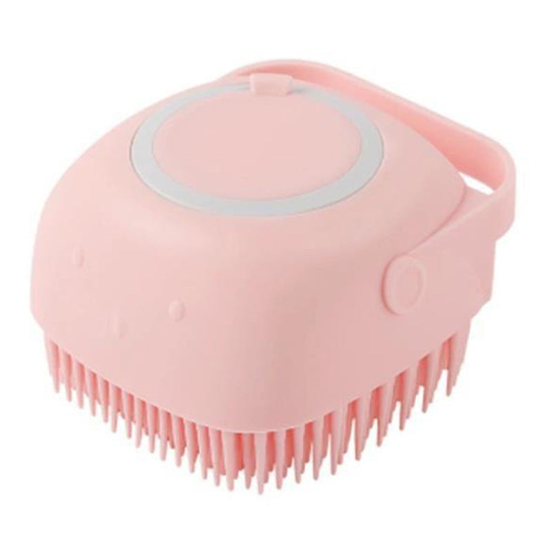 Soft Silicone Pet Bath Massage Brush For Grooming