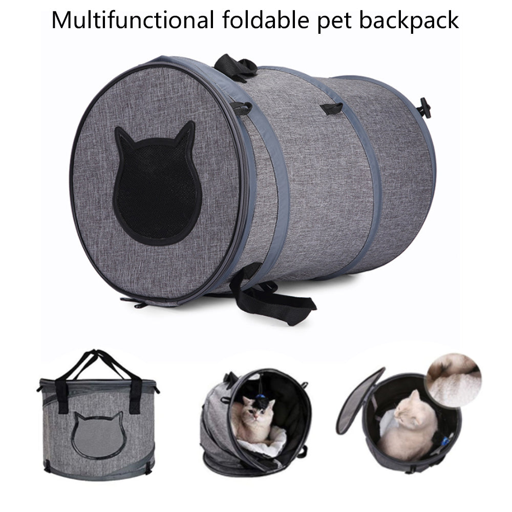 Foldable Pet Carrier Bag And Travel Bed For Outdoor Use