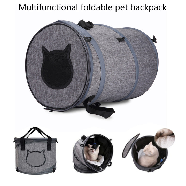 Foldable Pet Carrier Bag And Travel Bed For Outdoor Use