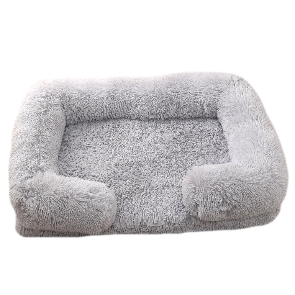 Plush Round Pet Bed House