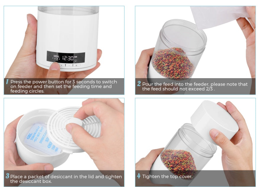 Automatic Pet Tank Feeder Dispenser System