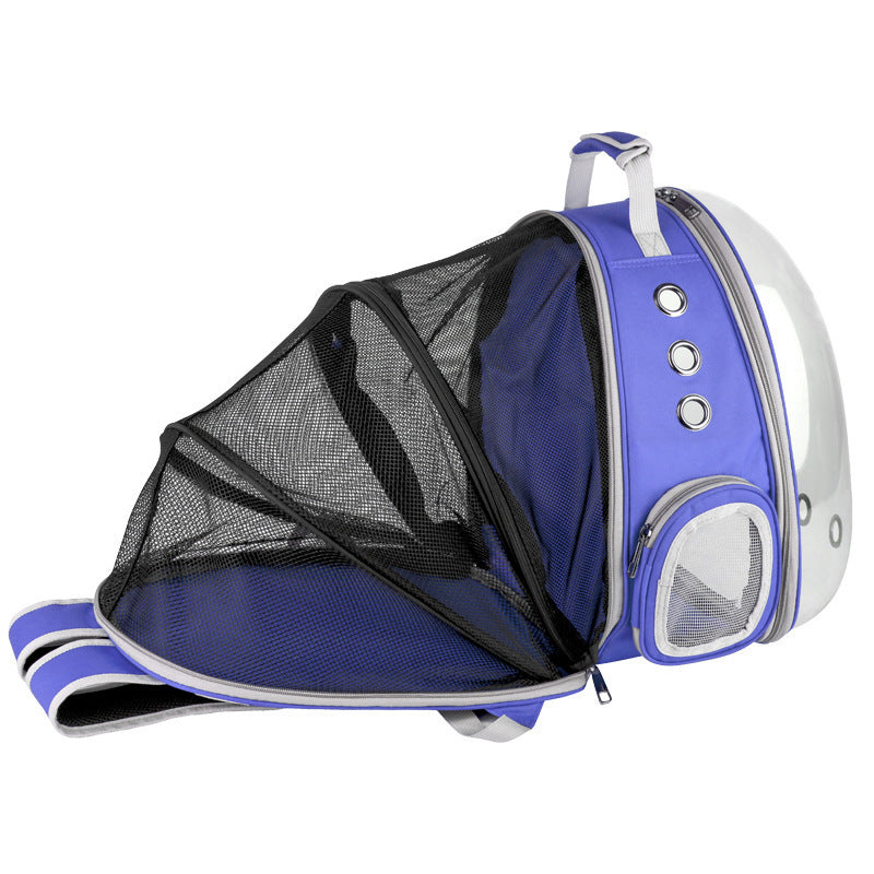 Portable Pet Backpack Carrier Bubble With 360° Sightseeing View