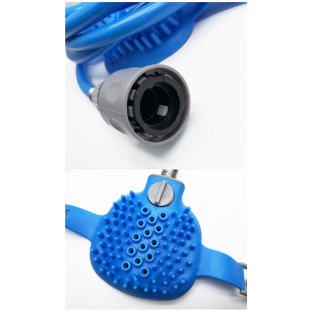 Silicone Pet Bath Gloves With Handheld Massage Nozzle