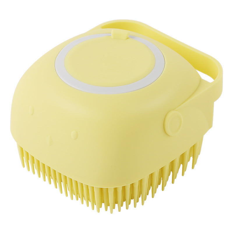 Soft Silicone Pet Bath Massage Brush For Grooming