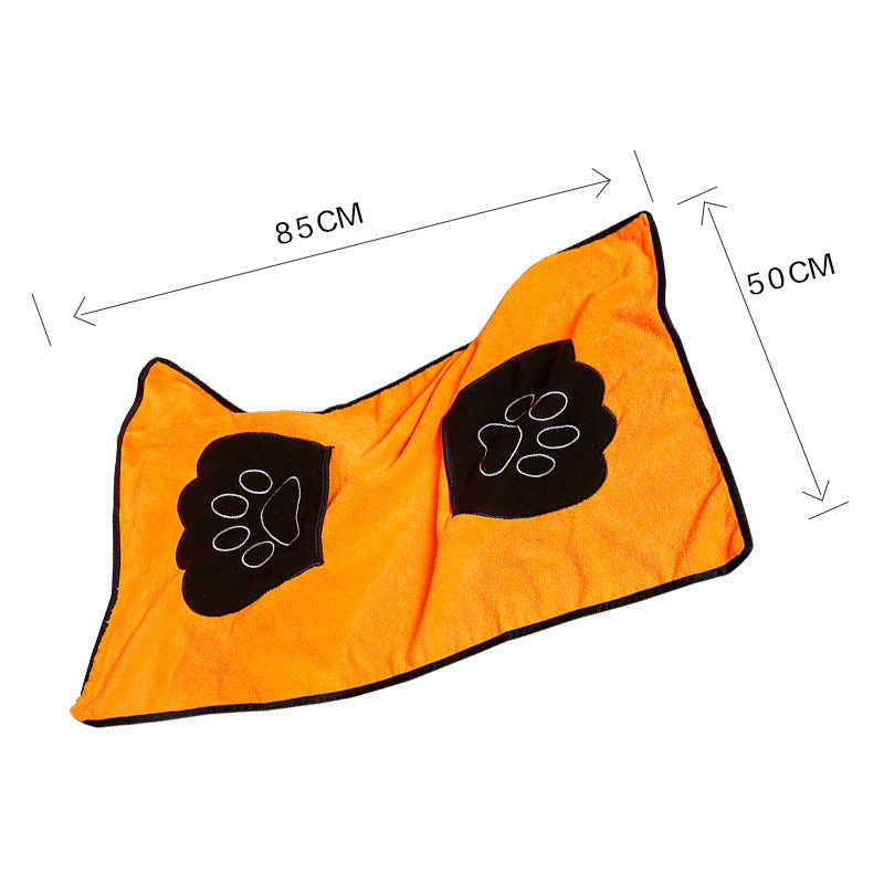 Absorbent Pet Bath Towel Quick-Drying