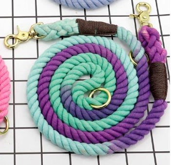 Multi-Color Cotton Pet Long Durable Leash