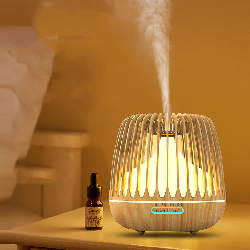 Wood Grain Aromatherapy Bird Cage Diffuser Machine